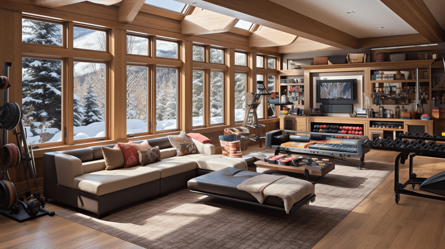 Multi-purpose room in Colorado Home