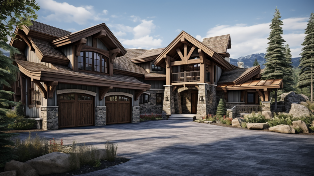 Example Mountain Home Garage